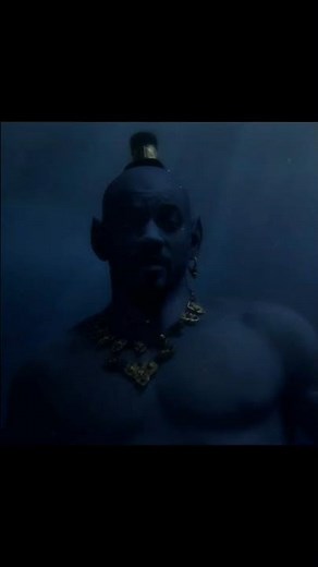 Genie saved Aladdin #Aladdin #Genie #Jasmine #WillSmith