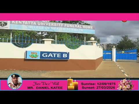 FARE THEE WELL MR. DANIEL KATEE