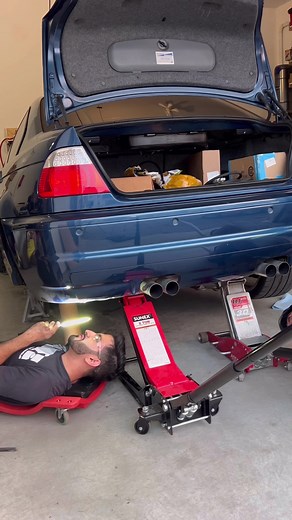 Titanium Muffler Install on BMW E46 M3 - Loud Exhaust Upgrade