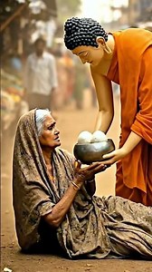 The Buddha's compassion helped the poor old man #buddha #motivation #lordbuddha
