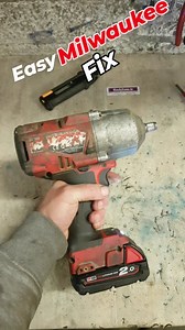 Quick fix on a milwaukee nut gun. Replace the friction ring if the sockets are no longer staying on the anvil. #milwaukee | Deandohertygreaser