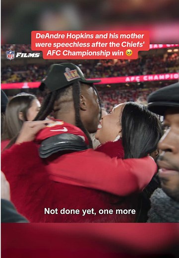 DeAndre Hopkins Celebrates Chiefs' AFC Championship Win
