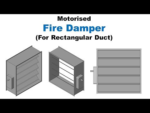 Create Motorised Fire Damper Revit Family For Rectangular Duct (Parametric)