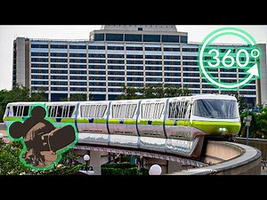 360º Ride on Walt Disney World Monorail Resort Loop