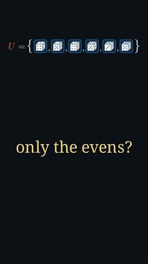 Events: A Subset of the Sample Space (E ⊆ U) #Shorts
