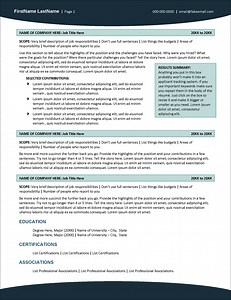 Industrial Edge Resume Template