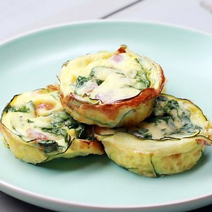 519K views · 3.2K reactions | These quiches are low carb and perfect for your weekend brunch ☀️ Recipes: https://tasty.co/compilation/mini-zucchini-crust-quiche-4-ways | Tasty | Facebook