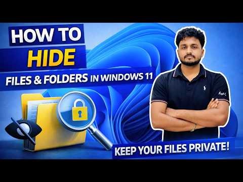 Hide Private Files🔒 in Windows 11 (Step-by-Step Guide)