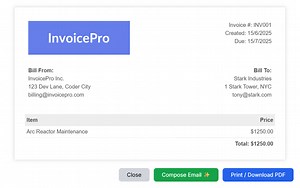 Invoice Generator - Tracker