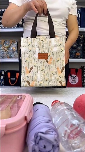 Printed Insulated Lunch Bag | Spacious, Stylish & Perfect for Daily Commuters #shortsfeed