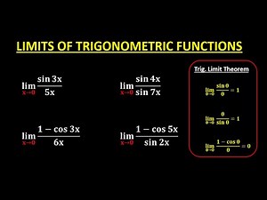 LIMITS OF TRIGONOMETRIC FUNCTIONS USING THEOREM