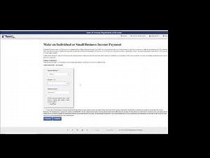 PAYING ARIZONA STATE INCOME TAXES