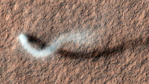 First-Ever Evidence Of Lightning On Mars – Captured In Whirling Dust Devils And Storms