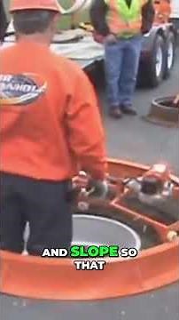 Mr. Manhole: Watertight Manhole Repair with Ring Saw #shorts