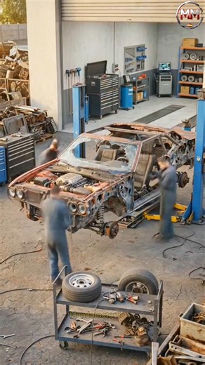 De Dodge Hellcat Oxidado a Motorhome de Lujo | Transformación Timelapse #Motorhome #TimelapseAuto