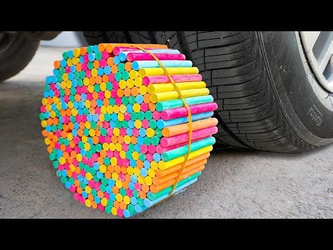 Crushing Crunchy & Soft things by Car Experiment Car vs Giant Coca cola, Balloon vs Mentos