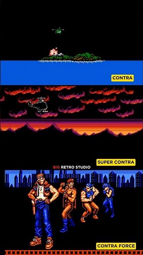 Contra NES Endings
