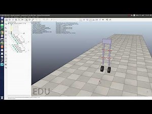 Boston Dynamics handle balancing robot on VREP