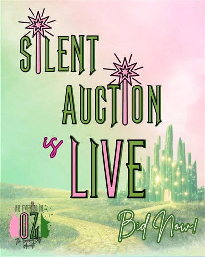 "💚✨ The Emerald City is buzzing… the Silent Auction is LIVE! ✨💚 Bidding is officially OPEN, and you won’t want to miss the incredible packages waiting for you at Charity Ball 2026: An Evening in Oz. From unforgettable experiences to exclusive finds, there’s something magical for everyone. 🌪✨ A heartfelt thank-you to all of our generous Silent Auction Donors for helping make this possible, and special thanks to Century Finance LLC, our Silent Auction Sponsor, for helping bring this exciting ex
