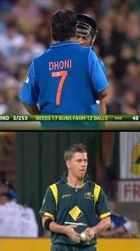 MSD's Match Finishing Knock vs Australia 2012#india #msd #dhoni #cricket #crickahani