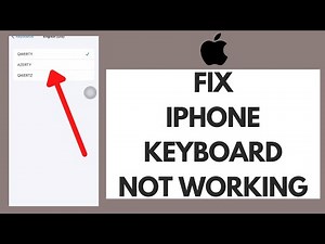 How To Fix iPhone Keyboard Not Working (2022)| iPhone Keyboard Problems [SOLVED]