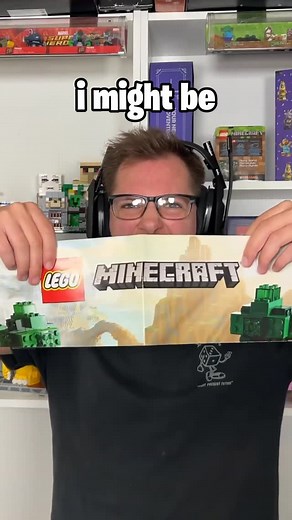 i have a lego minecraft poster! #lego #legominecraft #minecraft | cjBricklz