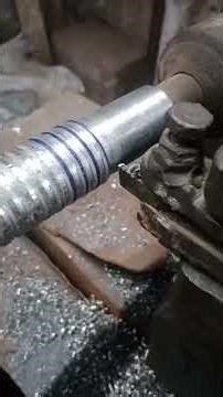 making 4 tpi thread on 3 fit long sapt #india #tpi #cnc