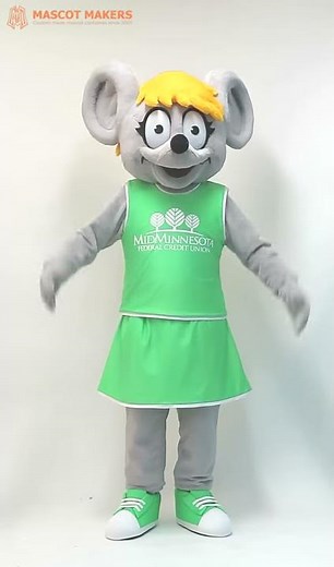 44965 mouse girl mascot costume