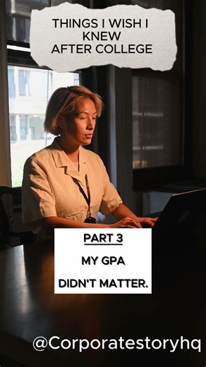 My GPA Didn't Matter As Much As I Thought #shorts #college #career #careeradvice #facts