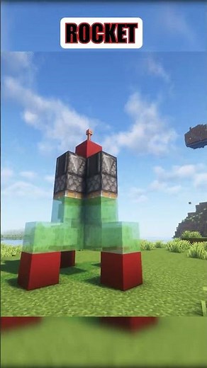 I Built a Working Rocket in Minecraft 🚀