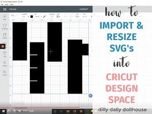 Import and Resize SVG into Cricut Design Space
