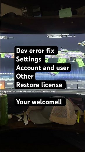Bo6 dev error fix 100% works season 1 update repair