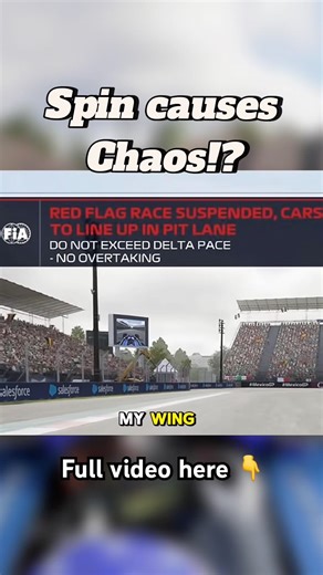 Spin causes chaos!? #f125 #formula1 #automobile #foryou #f1simracing
