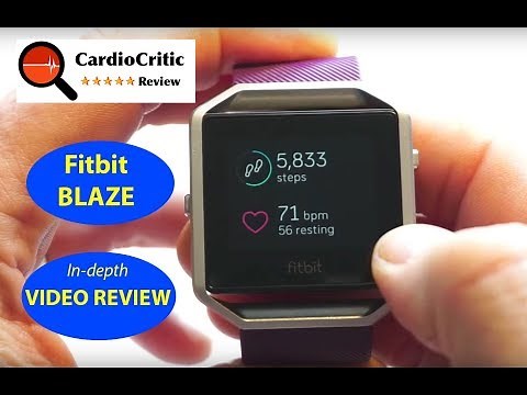 Fitbit Blaze Review. An in-depth look at this popular Fitness Tracker with wrist based heart rate