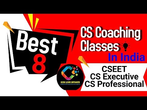 8 Best Coaching Classes For Company Secretary Students in India, Top Coaching Institute for CS Study