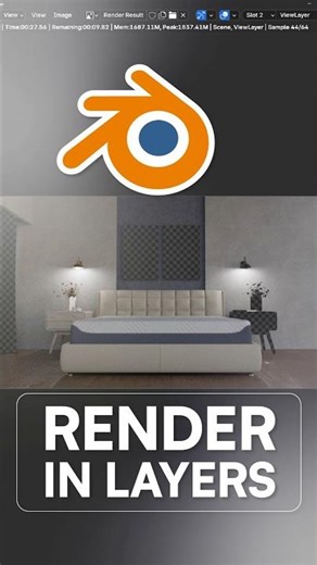 Render in layers _ Blender