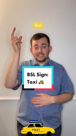 15K views · 403 reactions | Today is a new Sign in British Sign Language Today’s sign is #Taxi ! Join me everyday for new signs in British Sign Language! #deaf #bsl #signlanguage #taxidriver #londoncabbie #driver #uber #travel #london # | The Deaf Chef | Facebook
