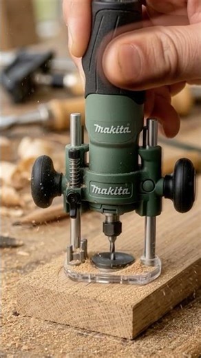 World’s Smallest Plunge Router? Makita Mini Tool Test!