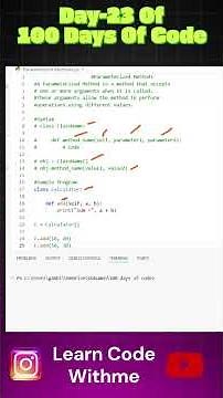 How to Actually Use Python Methods (Parameterized Methods Tutorial) #pythonforbeginners #programming