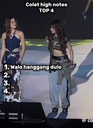 Colet Demonstrates Impressive High Notes