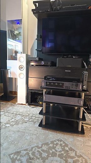 KEF R5 META, CARVER M-1.5T, C1 and Yamaha WXC50 #music #audio #audiophile #jazz #vintage #audiofilo