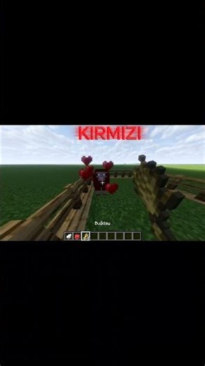 Minecraft sevilen renk akımı 5 🔴⚪️ #minecraftshorts #minecraft