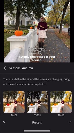Faith Connally turns Vermont’s colors to gold with Lightroom's Scene Enhance and Generative Remove.