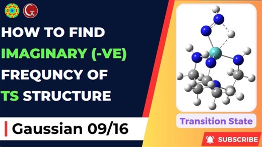 Analyzing Imaginary Frequencies in Gaussian 09 TS Calculations | Sambath Baskaran posted on the topic | LinkedIn