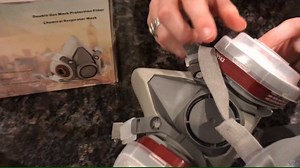 Watch Dust face respirator mask with filters on Amazon Live