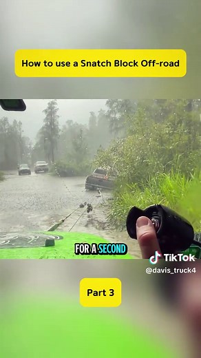 Using Snatch Block for Off-Road Vehicle Recovery Techniques