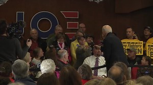 WATCH: Democratic presidential candidate Joe Biden told a town hall attendee that she was a "lying dog-faced pony soldier." (CNN) | WDBJ7