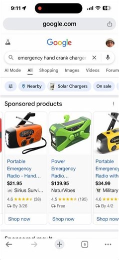 Emergency Hand Crank Charger