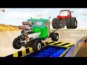Beamng drive - Tug of War vs Car Shredder crashes #2