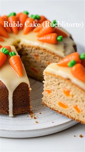 Let’s make Ruble Cake (Rüeblitorte) This isn't just another dessert this is one of my all-time favorite recipes that I literally cannot live without. It’s incredibly moist, nutty, and honestly, it might just be the best thing I've ever baked 👩‍🍳. Whether you're treating yourself or impressing guests, this recipe is a guaranteed winner every single time . One bite and you'll understand why I'm obsessed. Comment “ VALENTINE ” for the full recipe, and I’ll send the link straight to your DMs #Pure